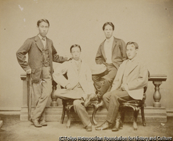 作品画像：松平忠直と三人の男