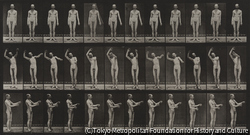 作品画像：舞踏病の立つ男性