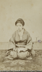作品画像：（手紙を書く女）