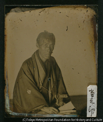 作品画像：小島当三郎光純(柳蛙の兄)肖像写真