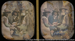 （男三人像）