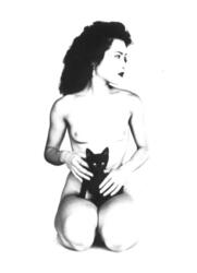 作品画像：黒猫