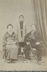 作品画像：（侍の家族）