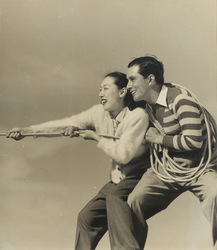 作品画像：山根寿子と上原謙