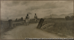 作品画像：あさつ橋風景