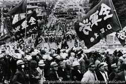 作品画像：コザ・全軍労デモ