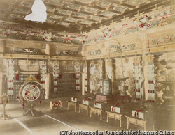 日光輪王寺 大猷院廟 拝殿内部