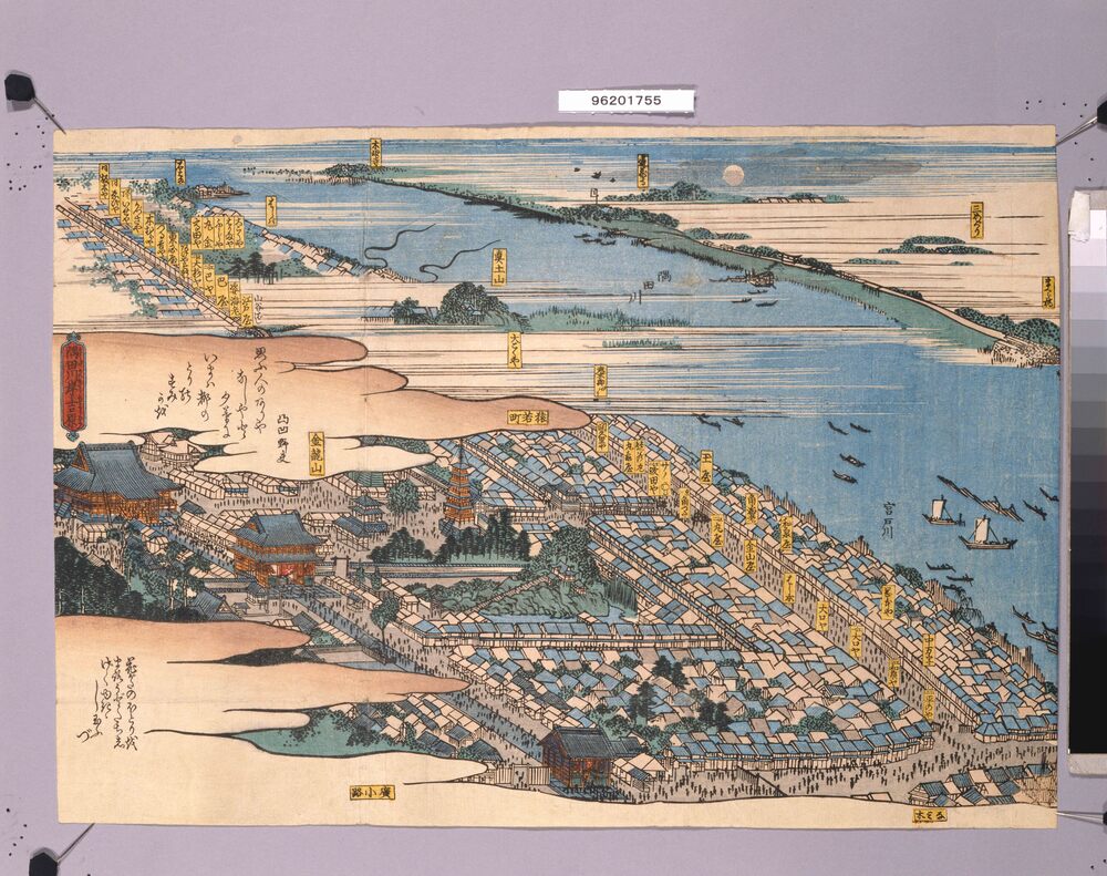 隅田川岸吉原(吉原仮宅図)