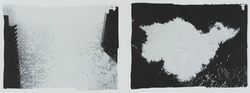 作品画像：雨、池塘