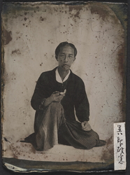 作品画像：小島呉一郎(柳蛙の長男)肖像写真