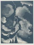 作品画像：稲妻の習作（中）