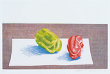 作品画像：2つのピーマン