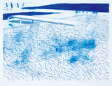 作品画像：水のリトグラフ（線）