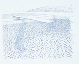 作品画像：リトグラフの水（線）