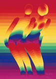 作品画像：Mr. and Mrs. Rainbow Gymnastics No.1［『Rainbow Landscape』より］