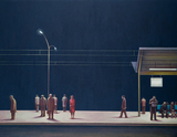 作品画像：夜の駅