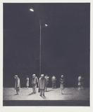 作品画像：日常生活・駅にて・夜