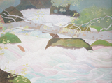 作品画像：奥入瀬の渓流