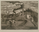 作品画像：郊外の景