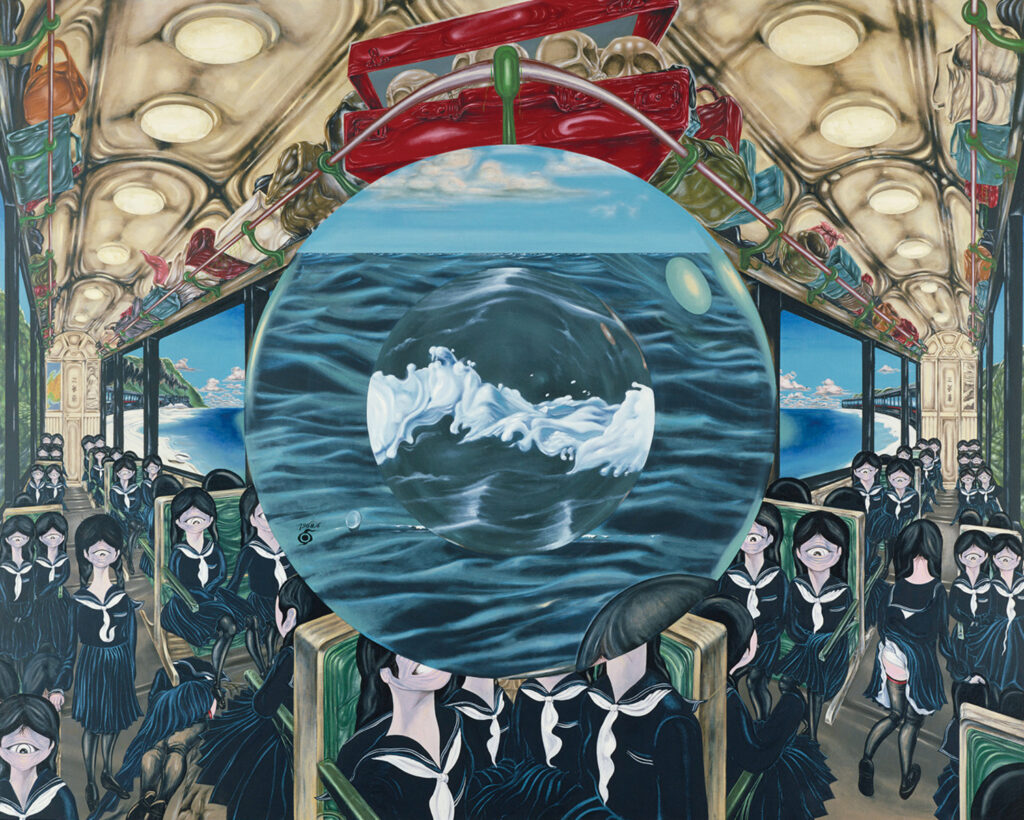 作品画像：円環列車A（望遠鏡列車）