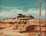 作品画像：山西省大同府　西門附近