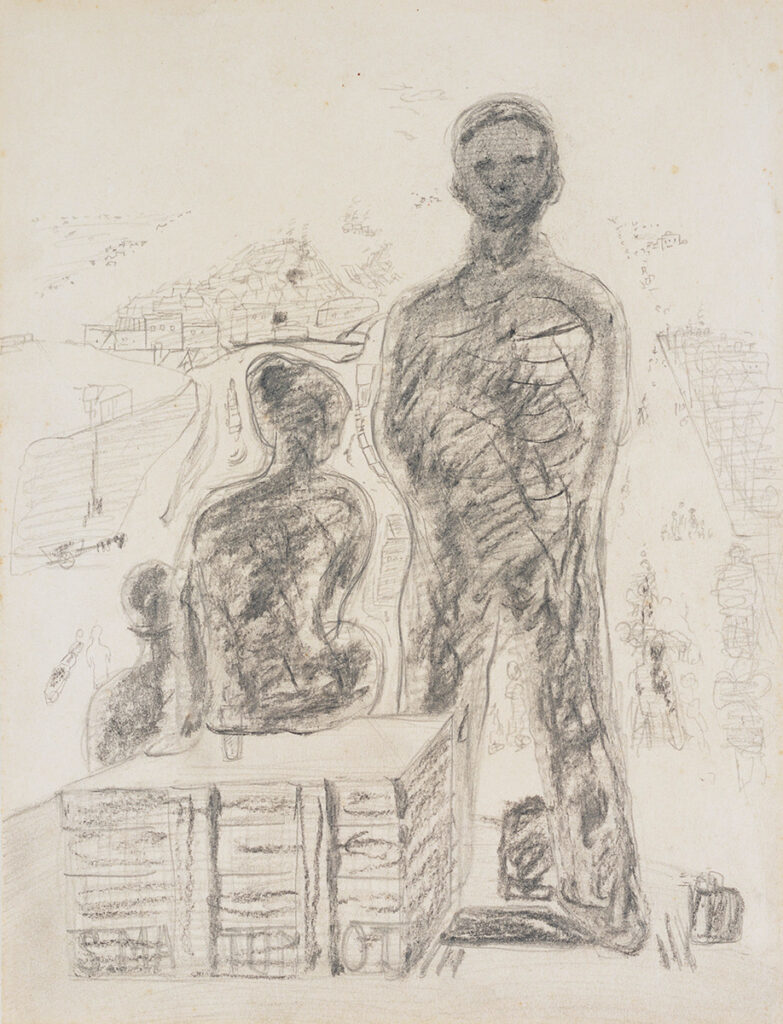 作品画像：画家の像