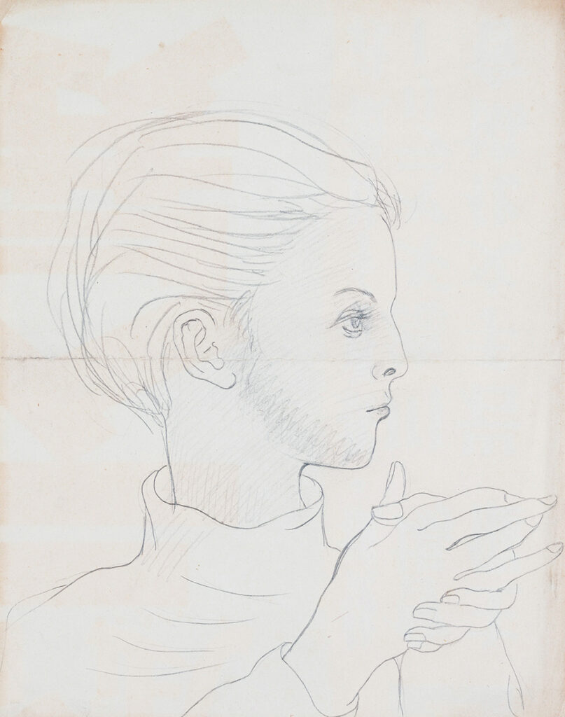 作品画像：婦人像 A