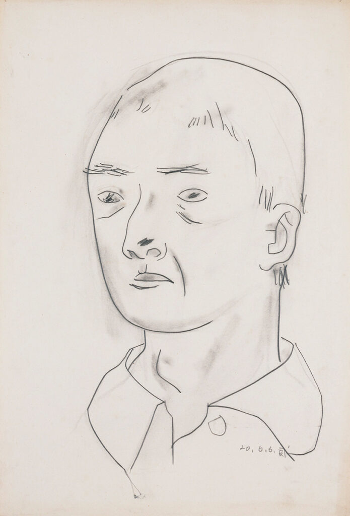 作品画像：男の顔