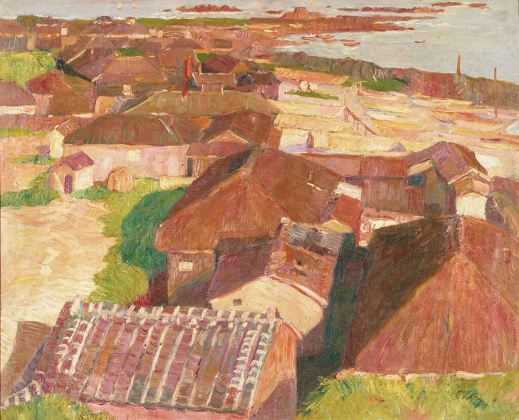 作品画像：漁村