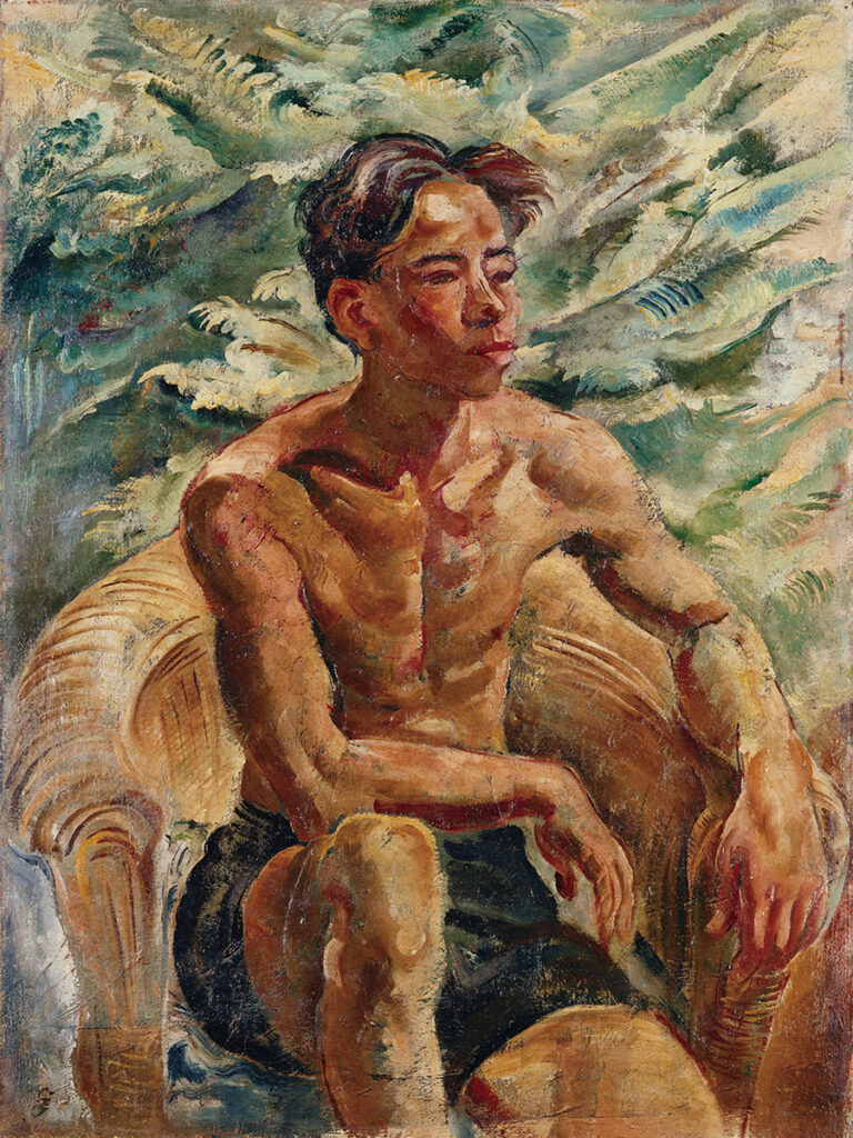 作品画像：男の裸像