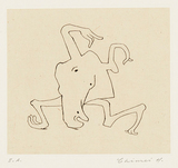 作品画像：小さな怪物［『小さな版画集』より］