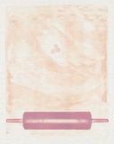 作品画像：Series – In front of, In back of – Paper Between Imaged Stone and Roller – Force for the Surface No.5