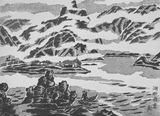 作品画像：湖畔雨意
