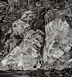 作品画像：大歩危岩壁