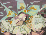 作品画像：水槽（小魚とひとで）