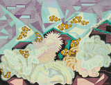 作品画像：水槽（小魚とひとで）