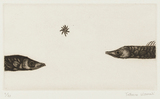 作品画像：向かい合う魚
