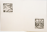 作品画像：PL.3　小鳥（この詩画集に参加した画家のイメージ）［『人それを呼んで反歌という』より］
