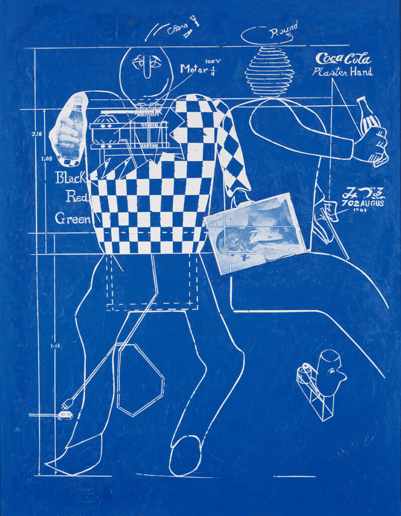 作品画像：思考するマルセル・デュシャン