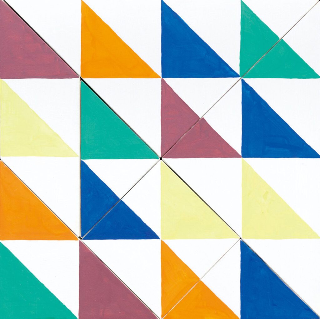 作品画像：Tangram-Painting (Flag)