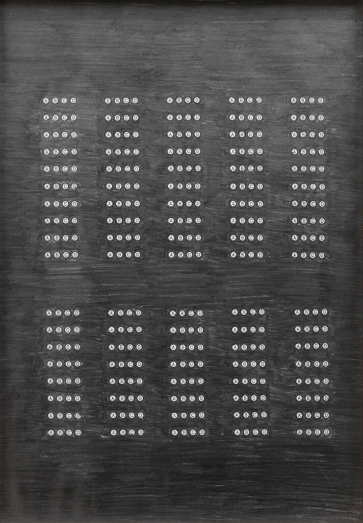 作品画像：マークシート