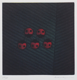 作品画像：てんとう虫［『Hamaguchi’s six original color mezzotints（６つのカラーメゾチント）』より］