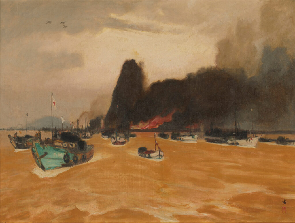 作品画像：黄河砲戦