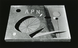 作品画像：「APN」（『アサヒグラフ』1953年3月18日号）のための構成
