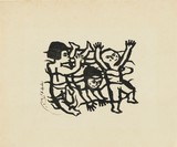 作品画像：水およぎ