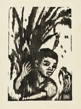作品画像：『版画12ヶ月』9月　秋立