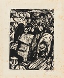 作品画像：『版画12ヶ月』10月　収穫