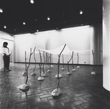 1970年代美術記録写真集 「菅木志雄　1982年11月2日　多摩美術大学　八王子」