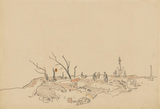 作品画像：震災スケッチ（遠景）
