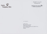 作品画像：[ダムタイプ関連資料一括] Centre Pompidou-Metzから高谷史郎宛ての封筒